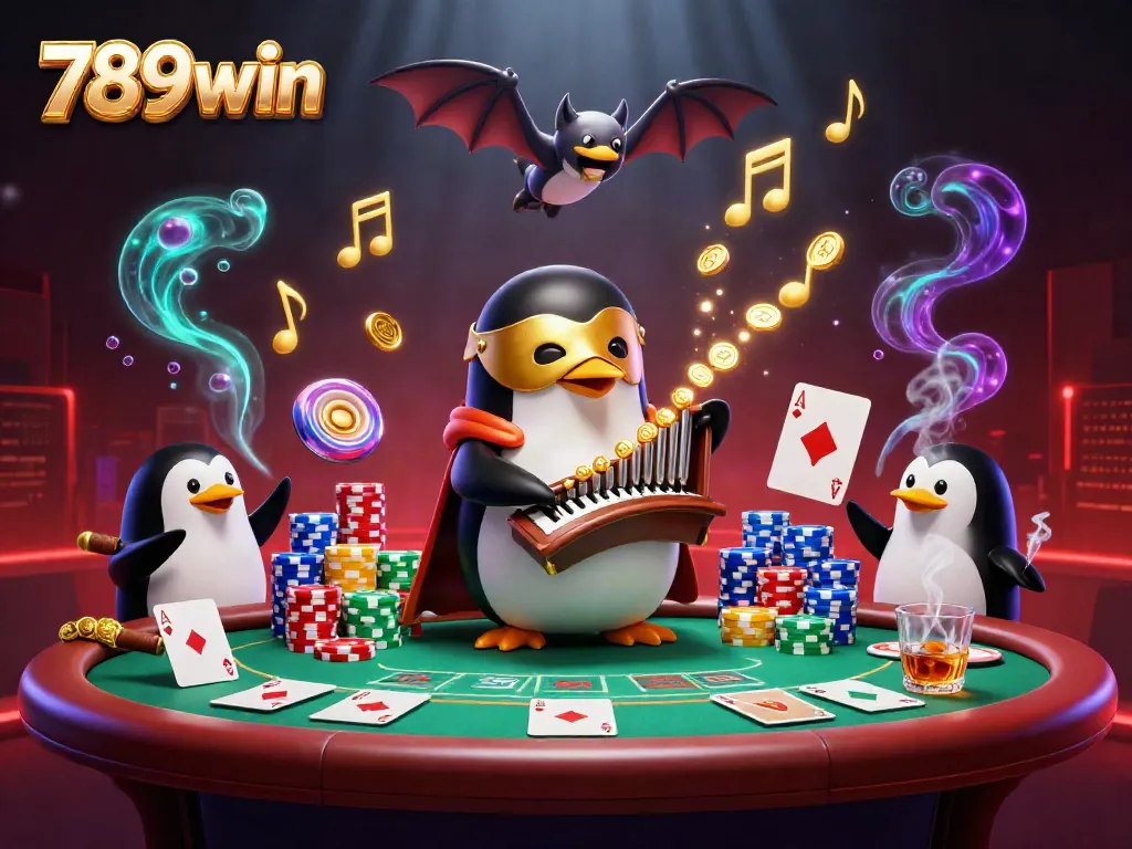 Engage with the thrilling 789win casino experience featuring a vibrant cartoon scene of dynamic characters.
