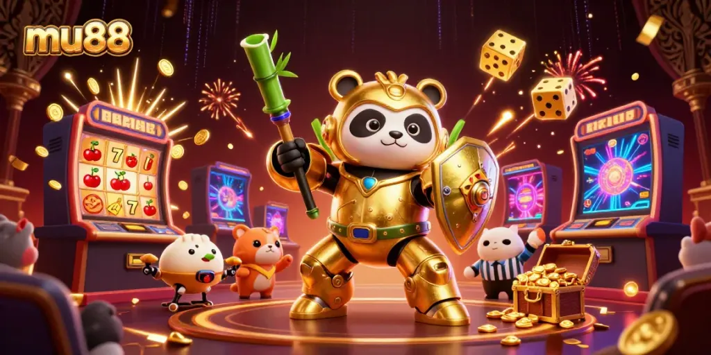 Experience exciting gameplay at mu88 with a vibrant scene showcasing thrilling slots and immersive elements.