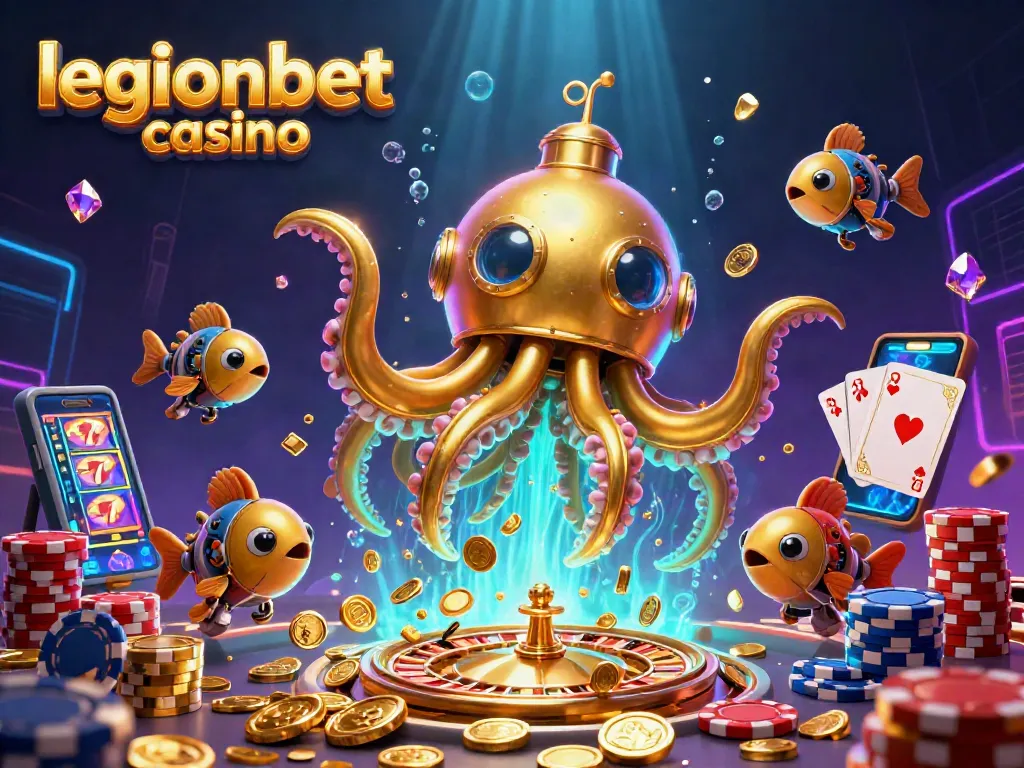 Experience winning excitement at legionbet casino with golden kraken and dynamic casino elements.