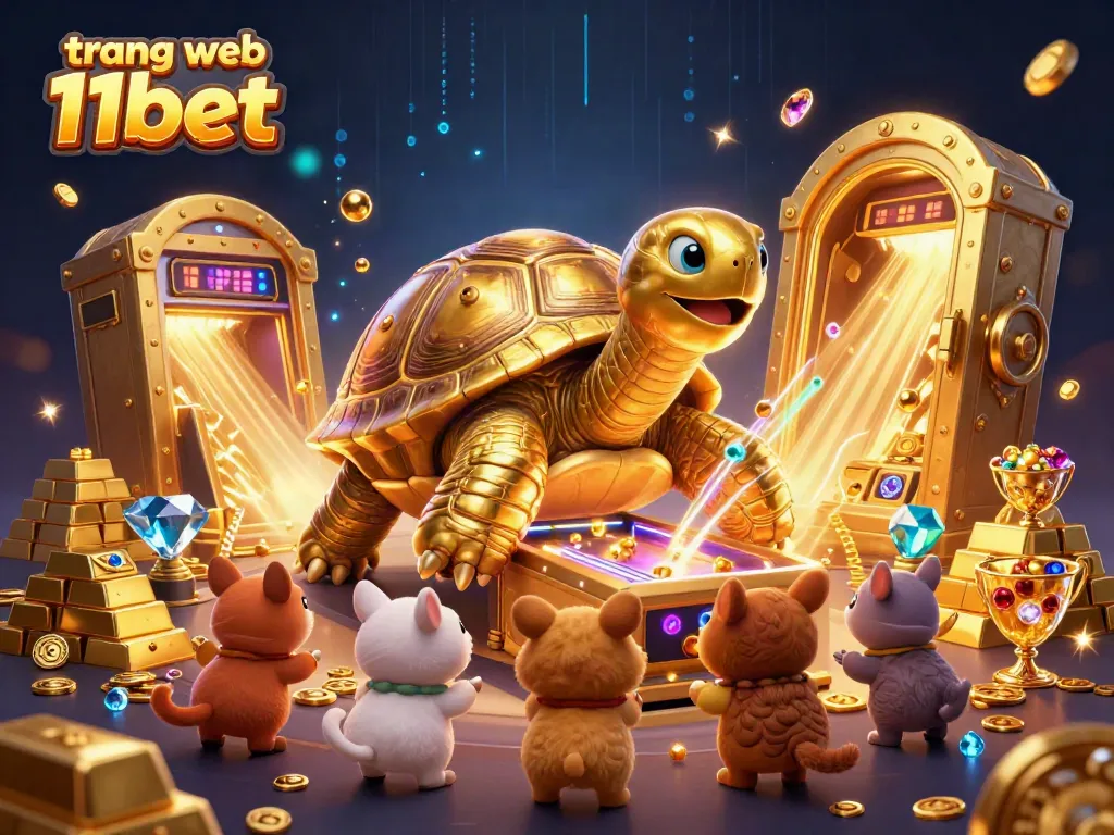 Spin and score on the trang web 11bet with lively characters engaging in casino fun.