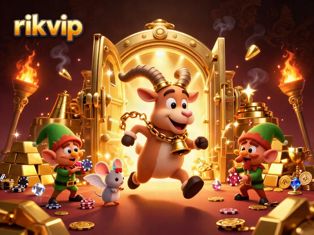 Experience the excitement of rik vip as Krampus runs a spooky casino, with festive characters and treasures.