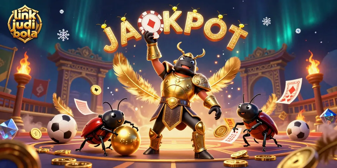 Engage in thrilling betting strategies with link judi bola featuring energetic characters celebrating wins in a vibrant sports setting.