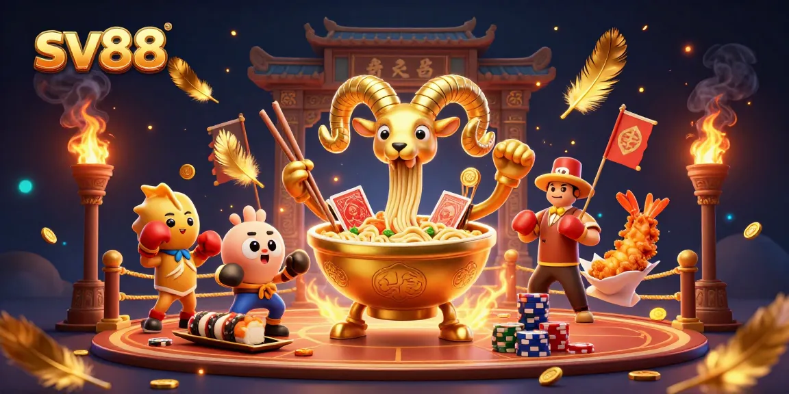 Engage with the exciting sv88 casino scene featuring dynamic gambling characters and vibrant elements.